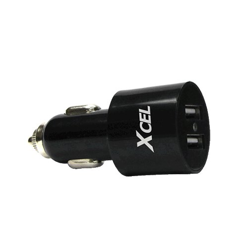 XCEL USB Car ChargerBlack