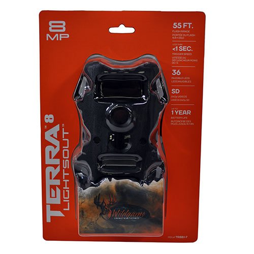 TERRA 8 LIGHTSOUT-8 MP Micro Digi Cam-BLK